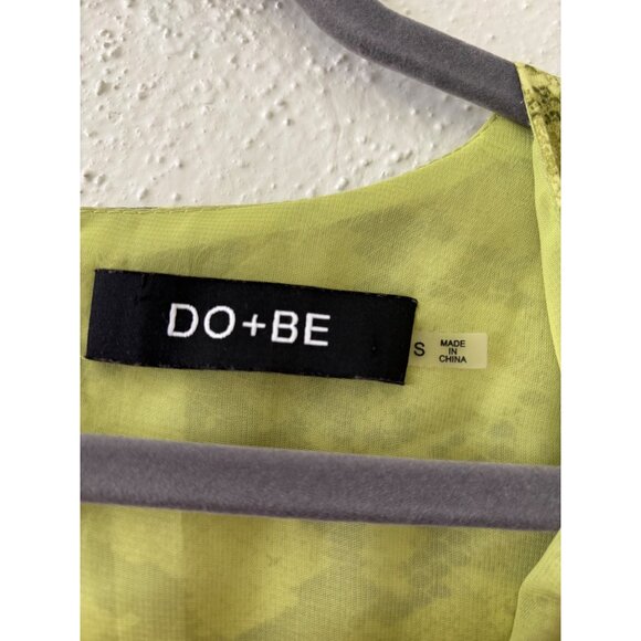 Do+Be snake Print Long Sleeve V-Neck Mini Dress With Peplum & Ruffle Hem - Picture 4 of 11